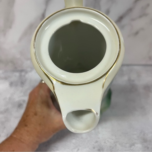 Beautiful Vintage RS Germany Large Porcelain Chocolate Pot Pitcher - Picture 13 of 16